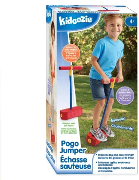 Kidoozie Foam Pogo Jumper – Indoor & Outdoor Play – Encourages an Active Lifestyle – Makes Squeaky Sounds, 250 Pound Capacity - Ages 4 