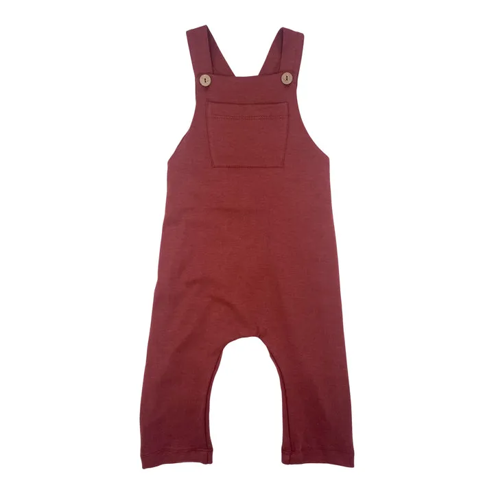 Kids Overall Burgundy