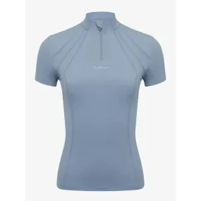 LeMieux Mia Mesh Short Sleeve Base Layer Denim