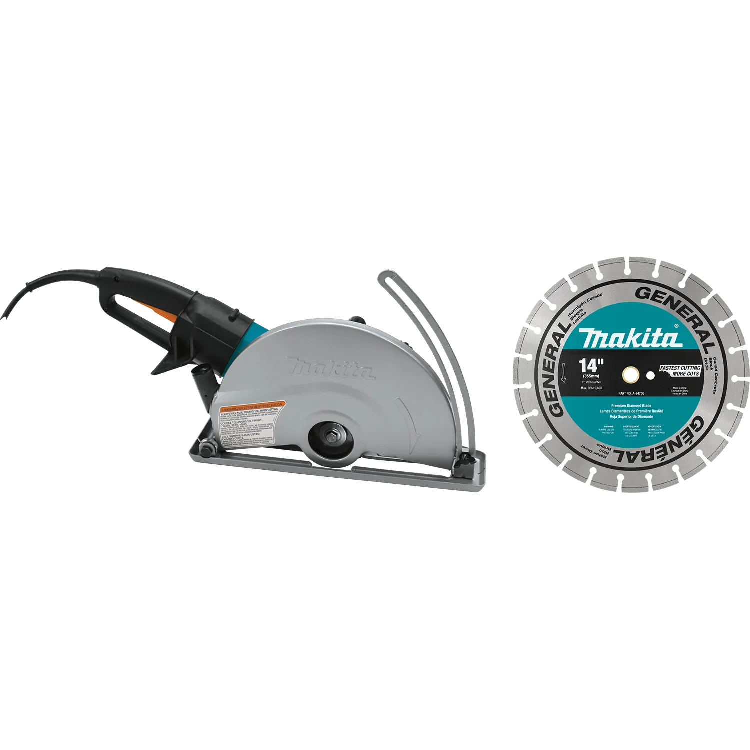 Makita 4114X 14" Electric Angle Cutter