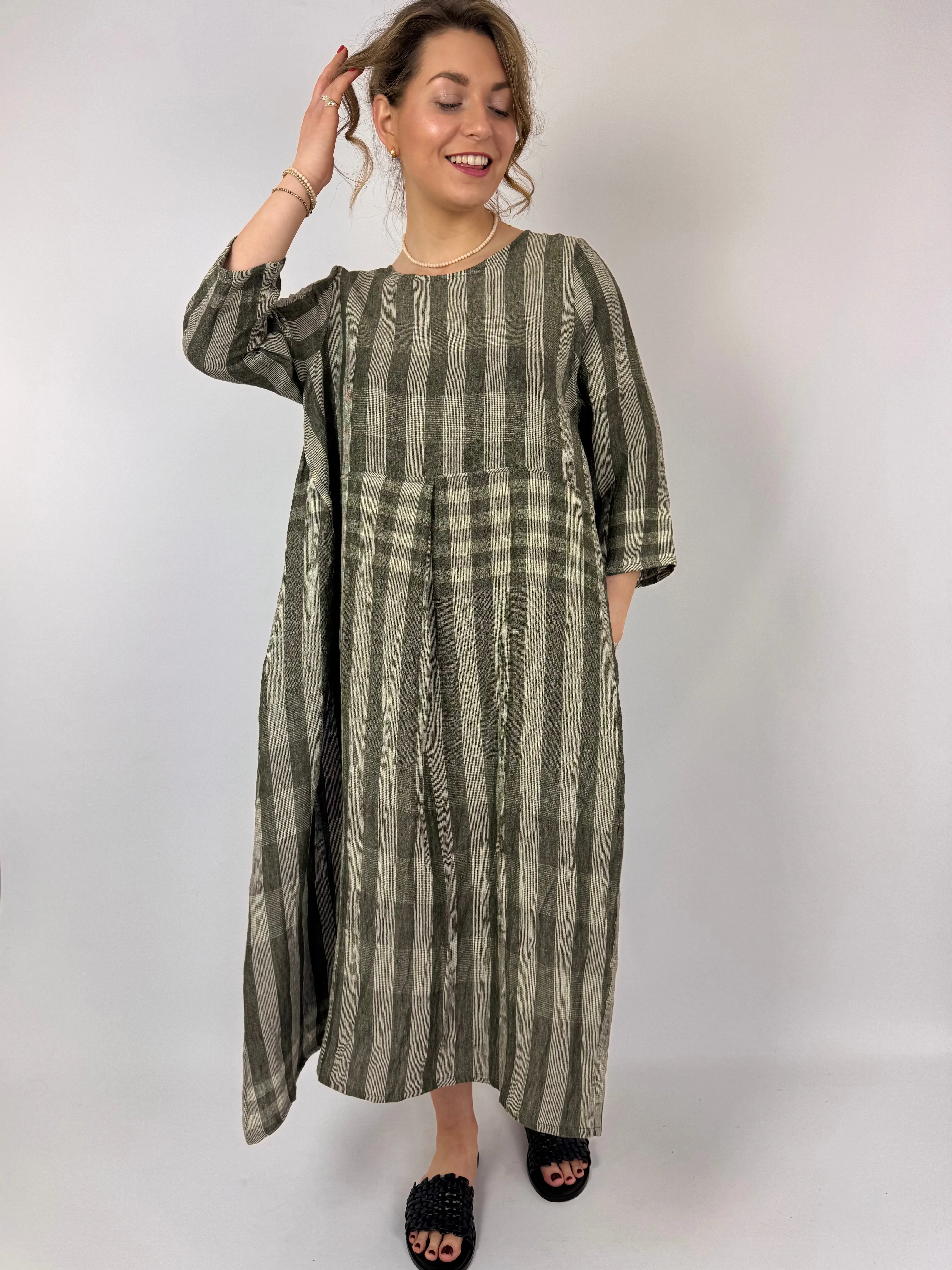 Mama b Rothko LQ Dress Alga