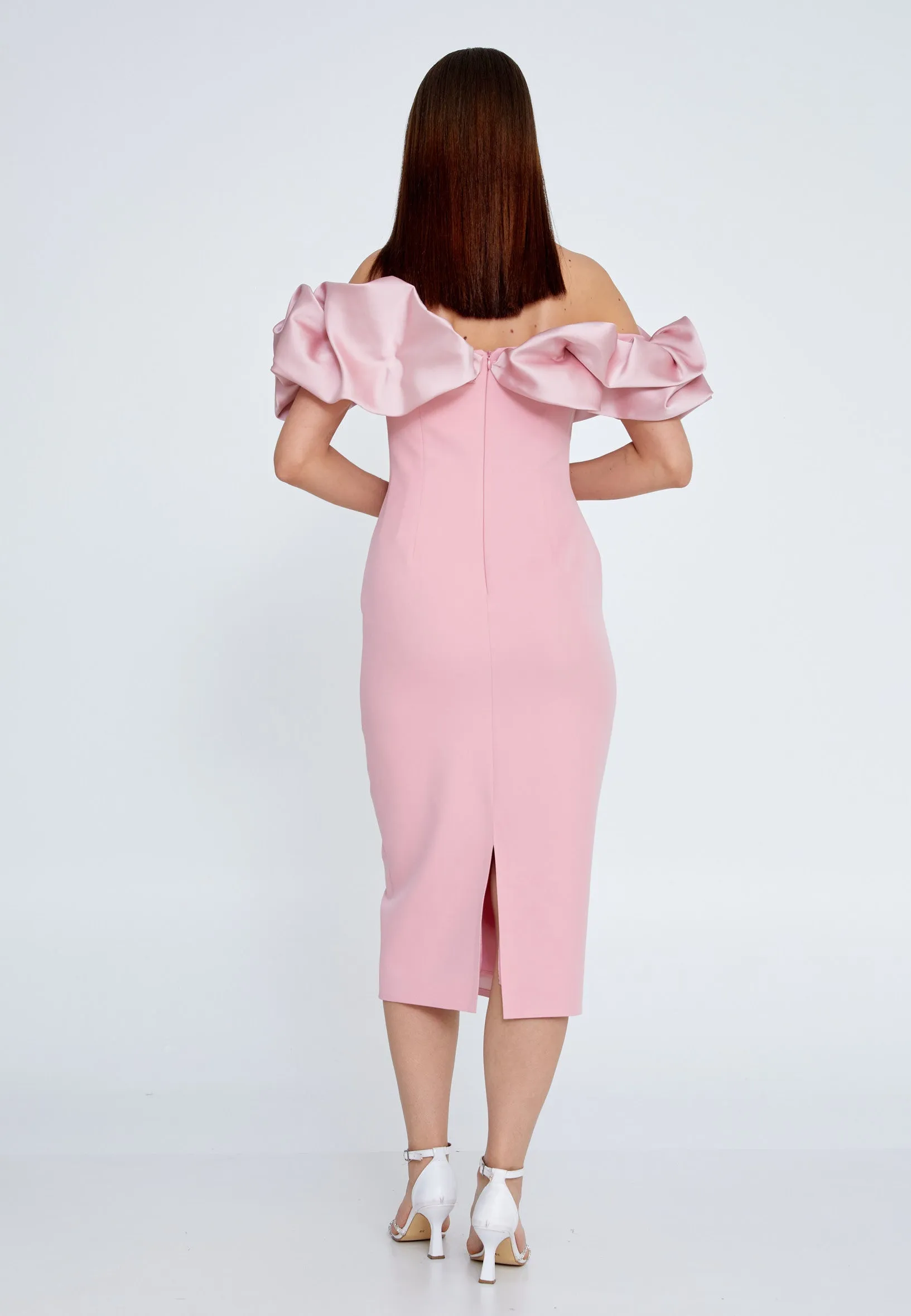 Midi Off Shoulder Dress