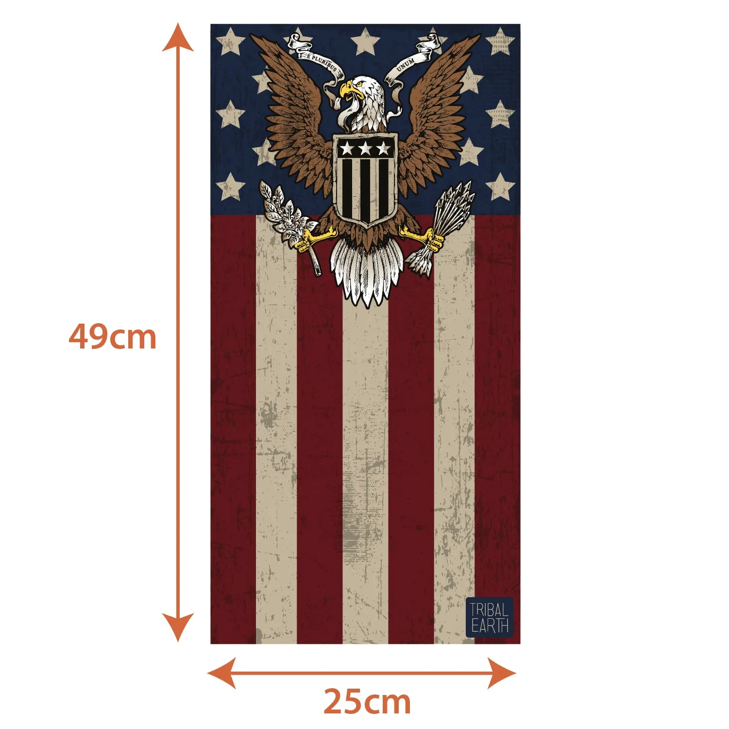 Multi Scarf | Face Mask | Bandana | Headband - American Flag