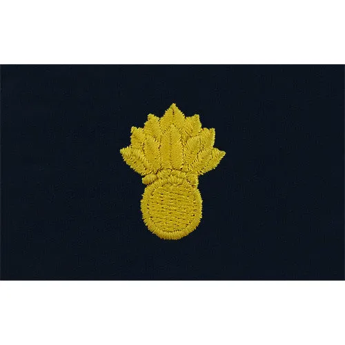 Navy Ordnance Technician Embroidered Coverall Collar Device