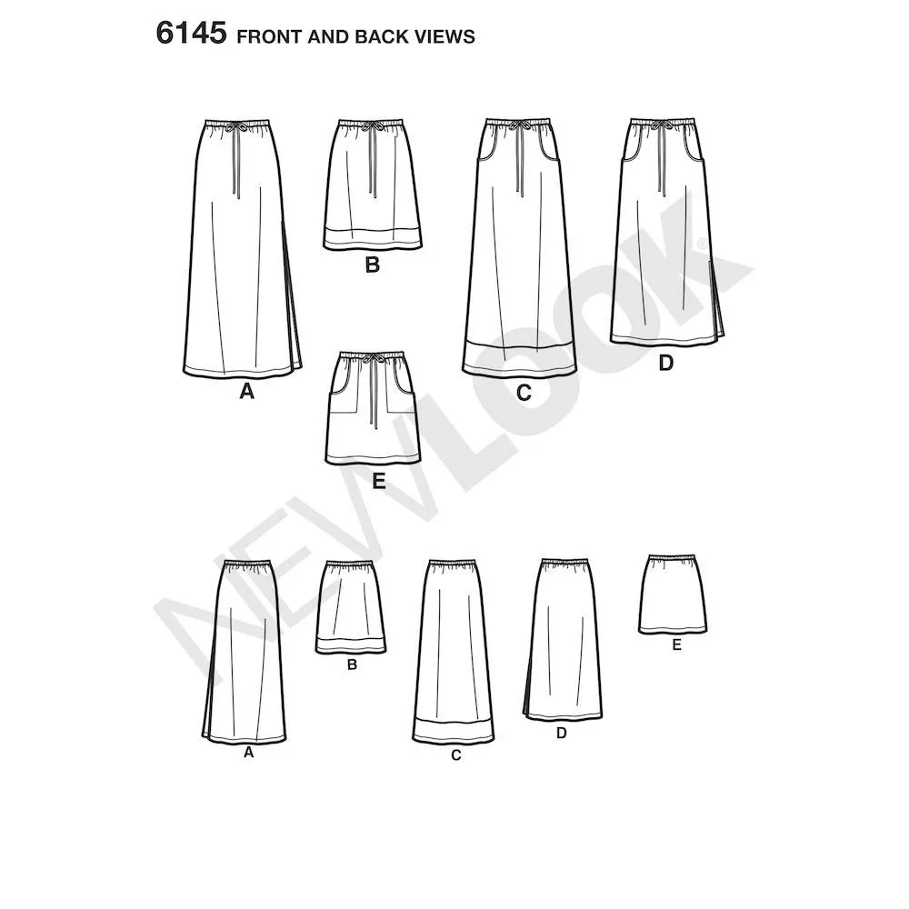 Newlook Pattern 6145 Misses' Dress