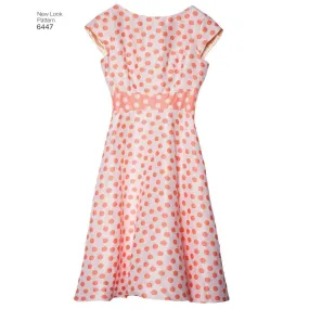 Newlook Pattern 6447 Misses' Dresses