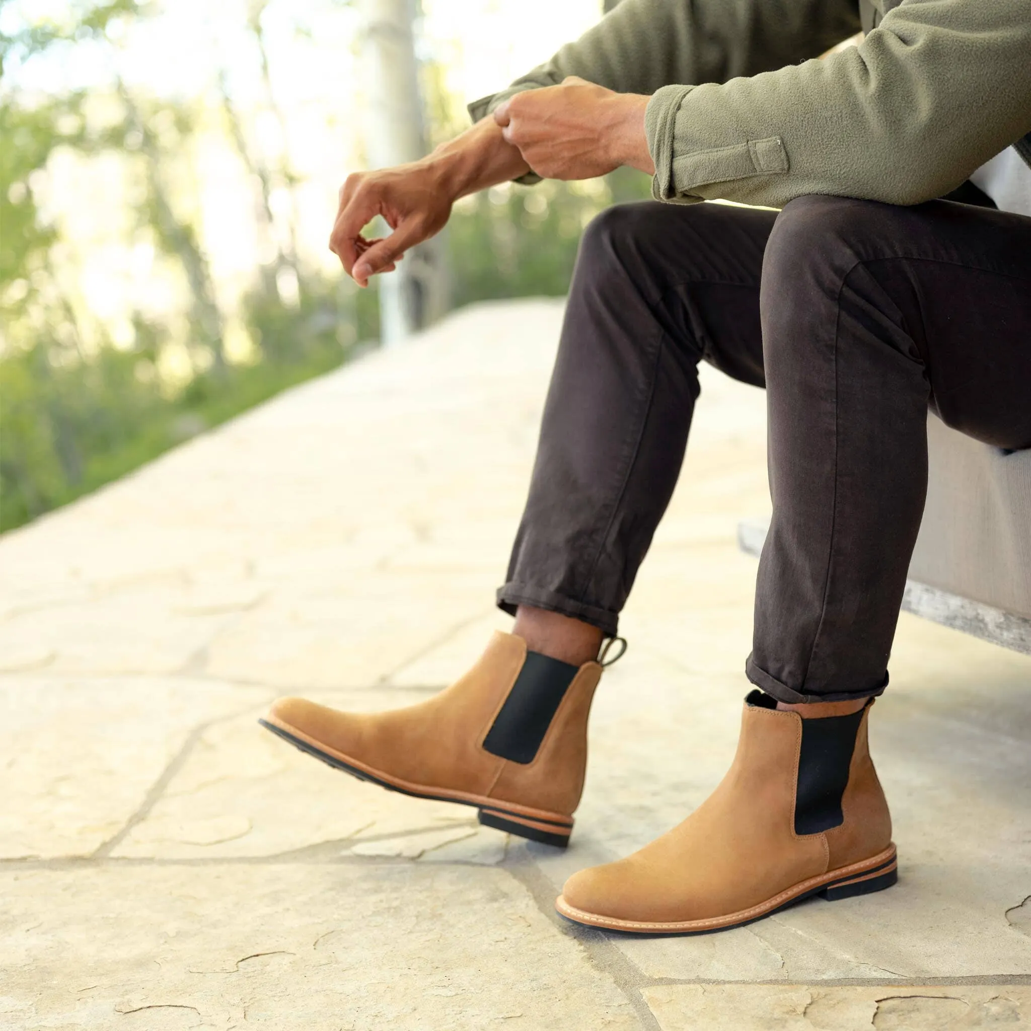 Nisolo Tobacco All-Weather Chelsea Boot