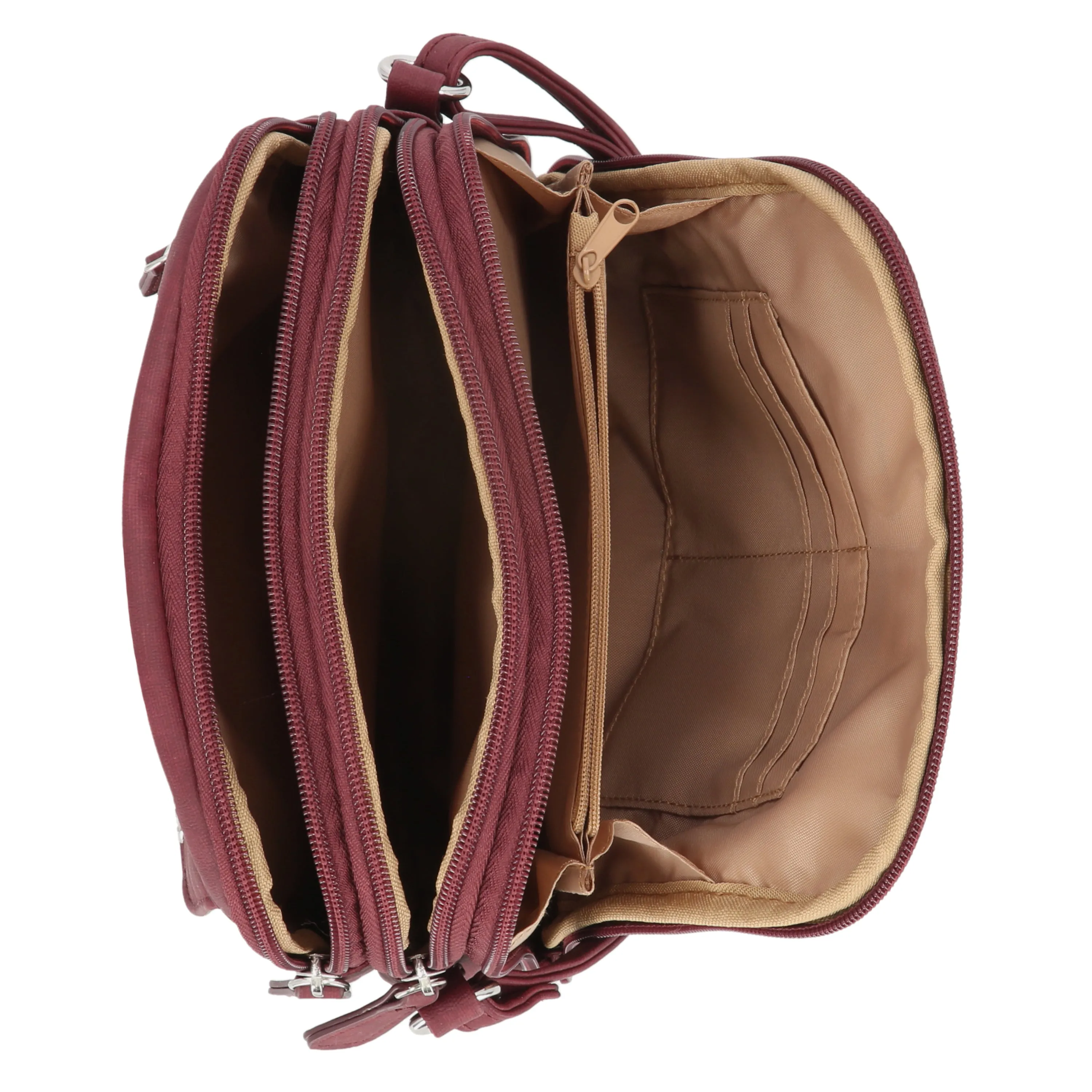 North South Zip Around Crossbody Bag