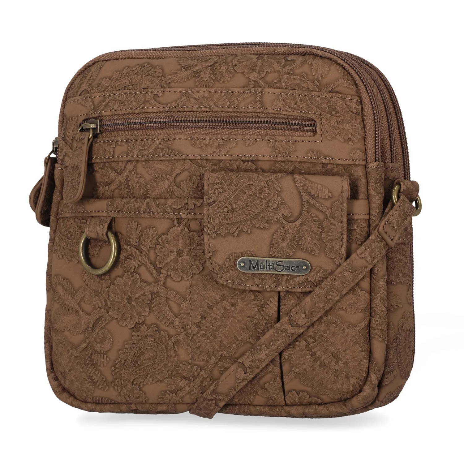 North South Zip Around Crossbody Bag