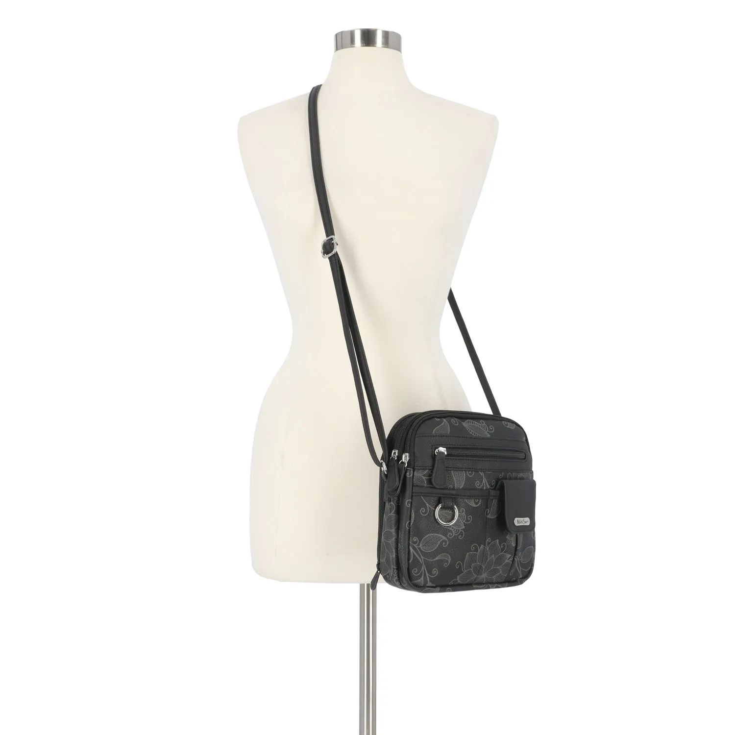 North South Zip Around Crossbody Bag