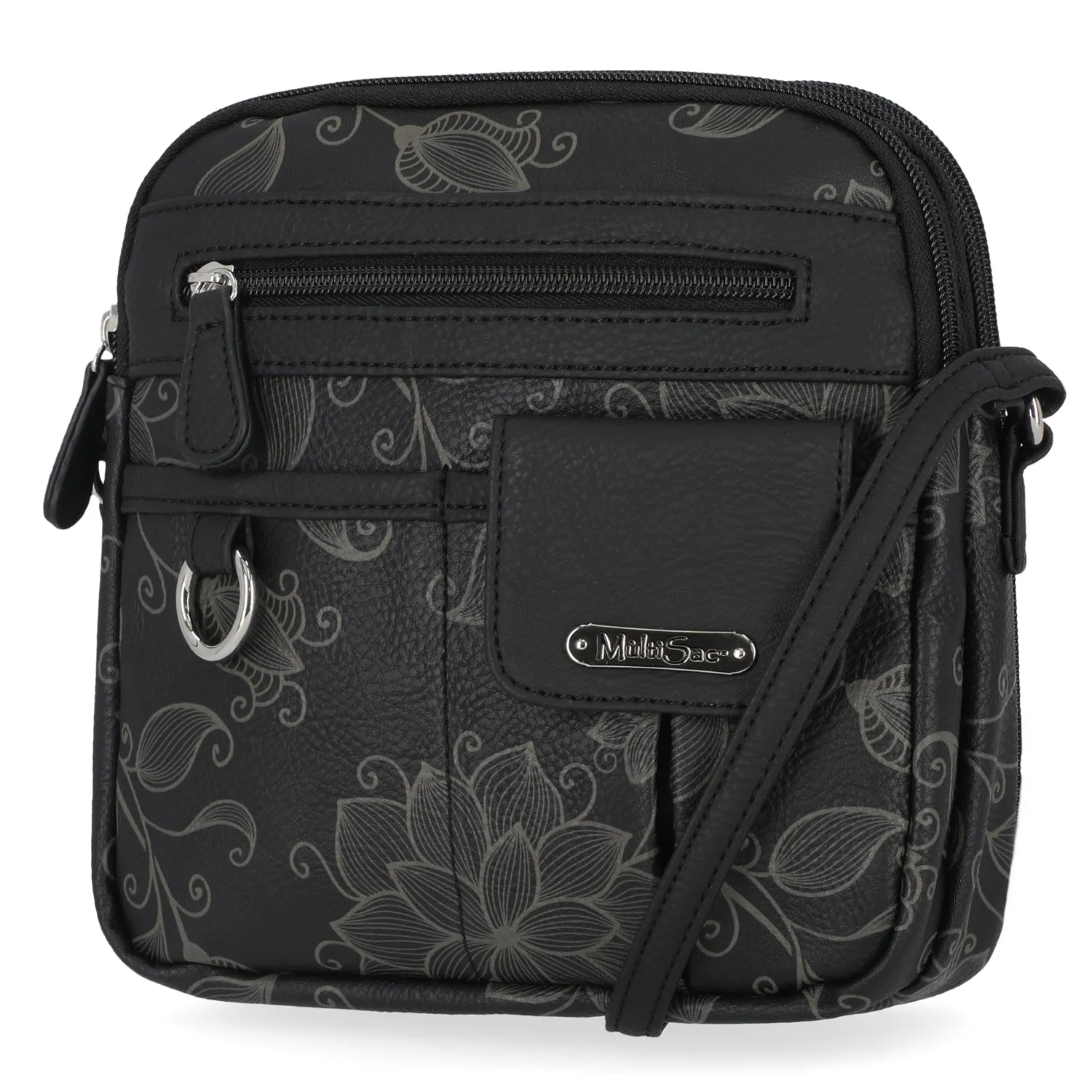 North South Zip Around Crossbody Bag