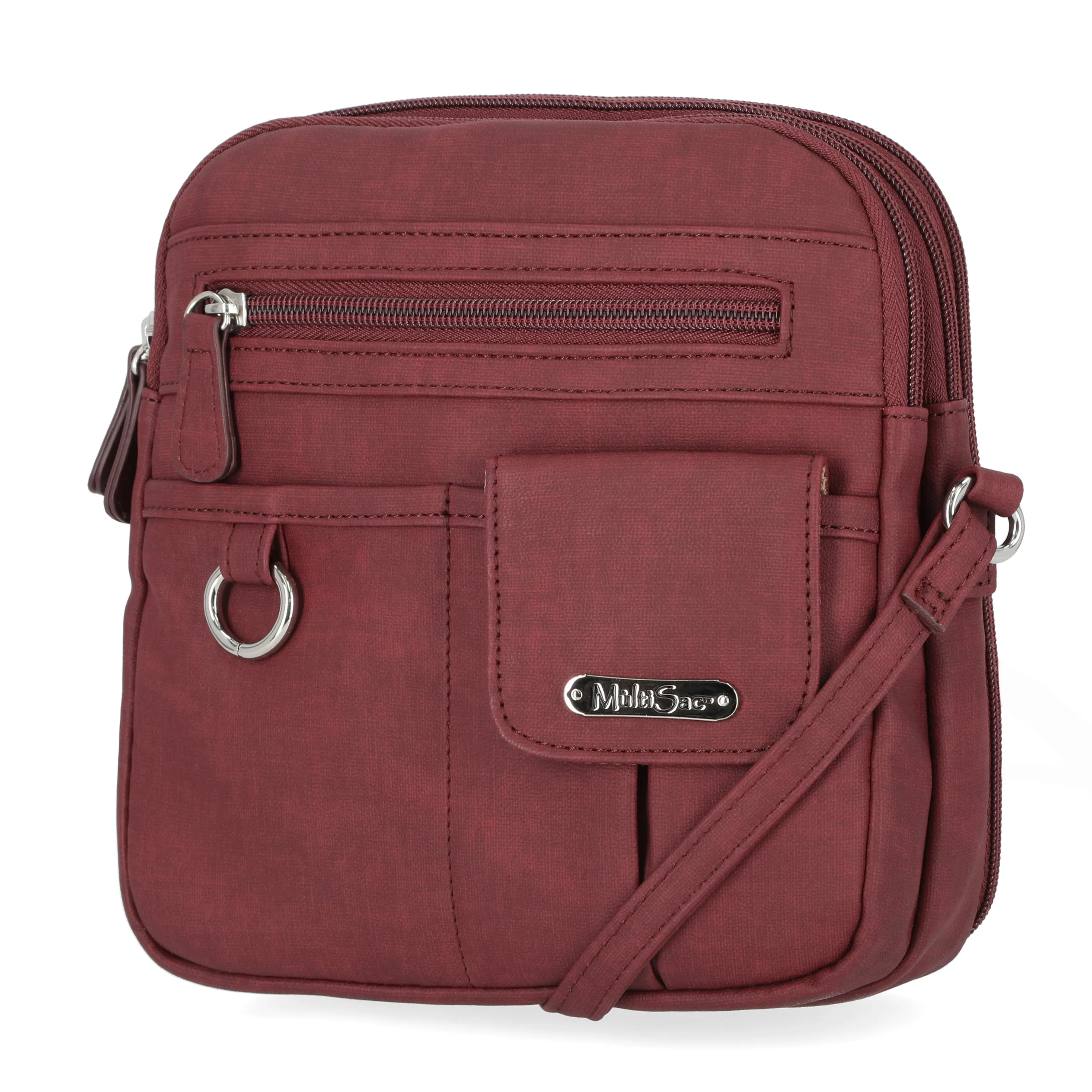 North South Zip Around Crossbody Bag