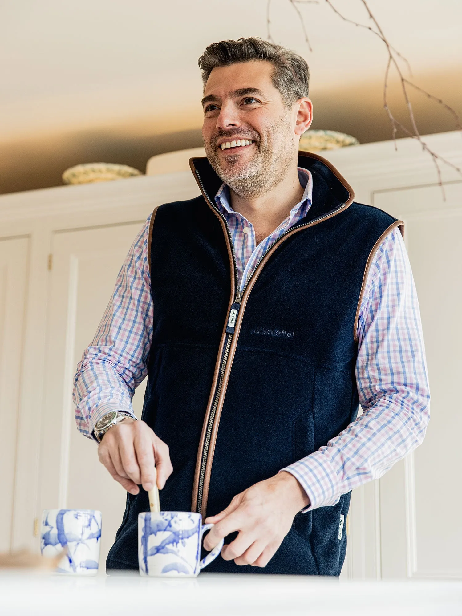 Oakham Fleece Gilet - Navy