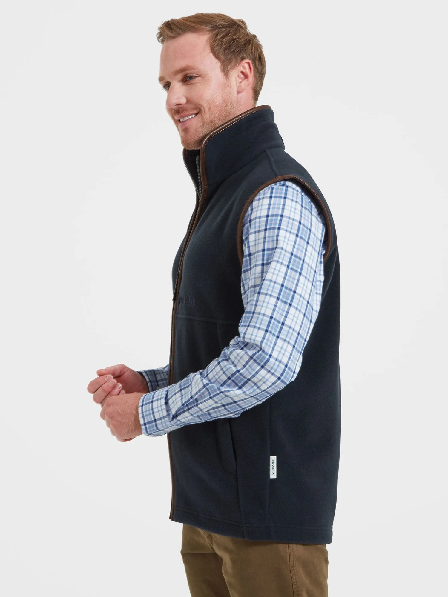 Oakham Fleece Gilet - Navy
