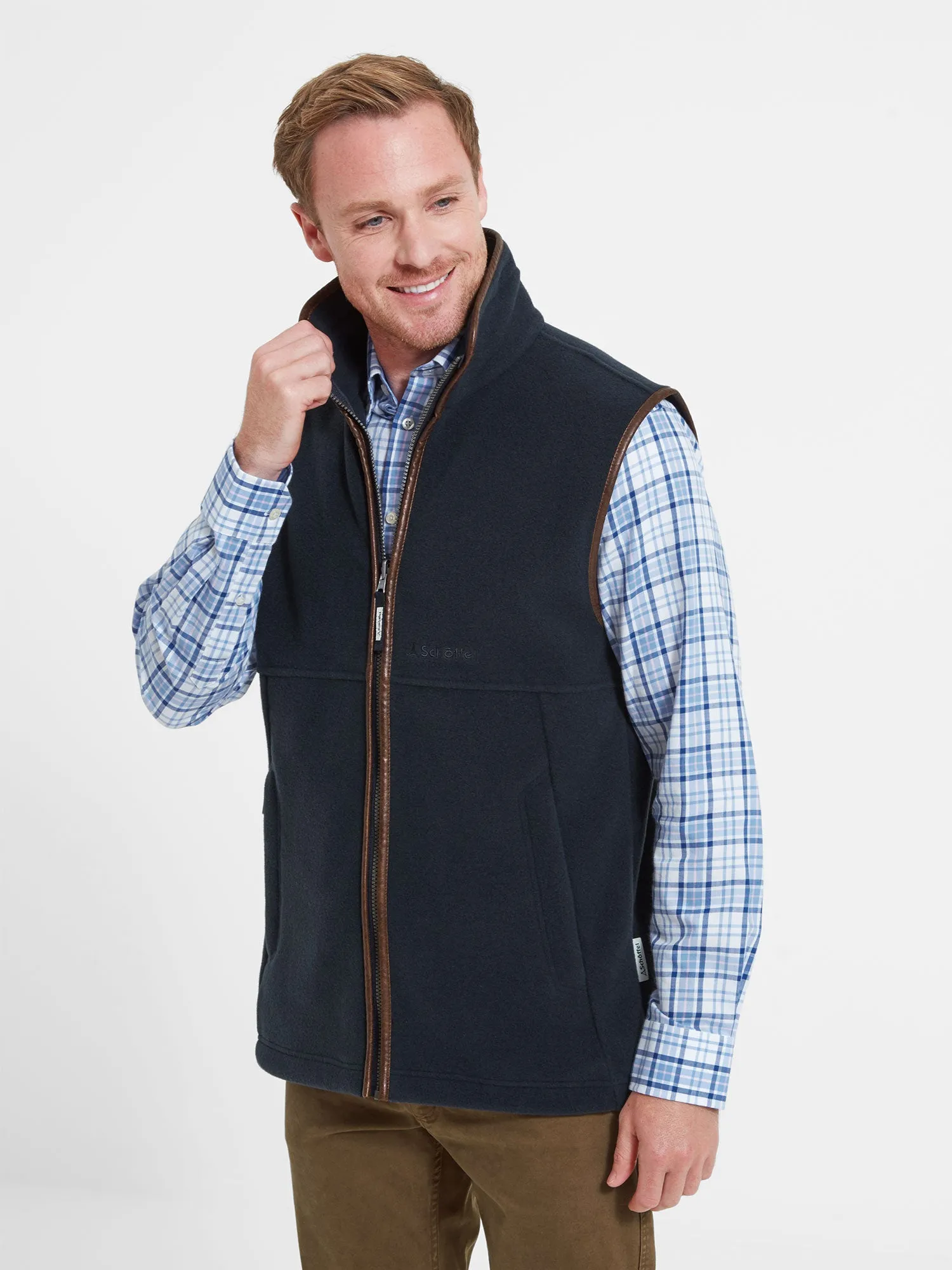 Oakham Fleece Gilet - Navy