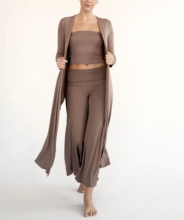 Organic Bamboo Maxi Cardigan