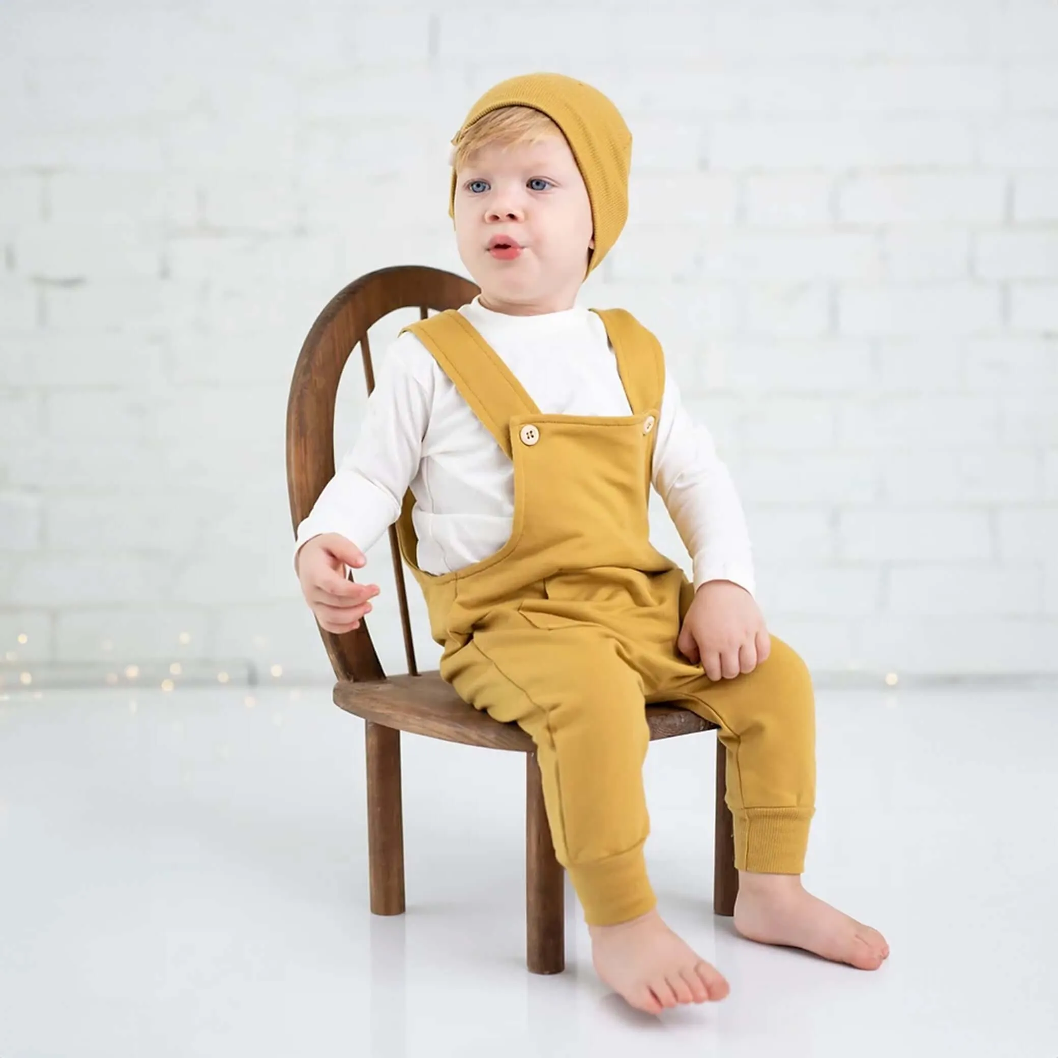 Overall   Pullover   Mütze, 3-teiliges Set