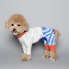Pet Dog Fashion Color Blocking Jumpsuit