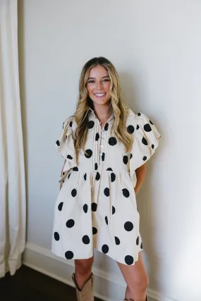 Pippa Mini Dress - Natural