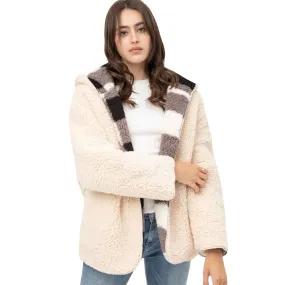 Plaid Sherpa Jacket