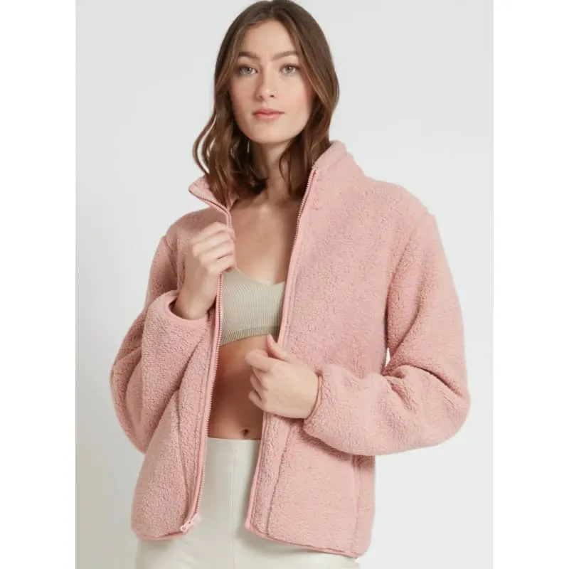 Point Zero Women's ELISE Reversible Bonded Sherpa Jacket
