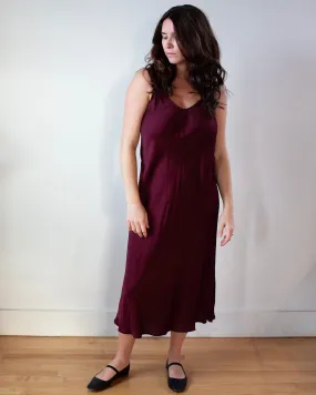 Poppy Slip Dress in Wildberry