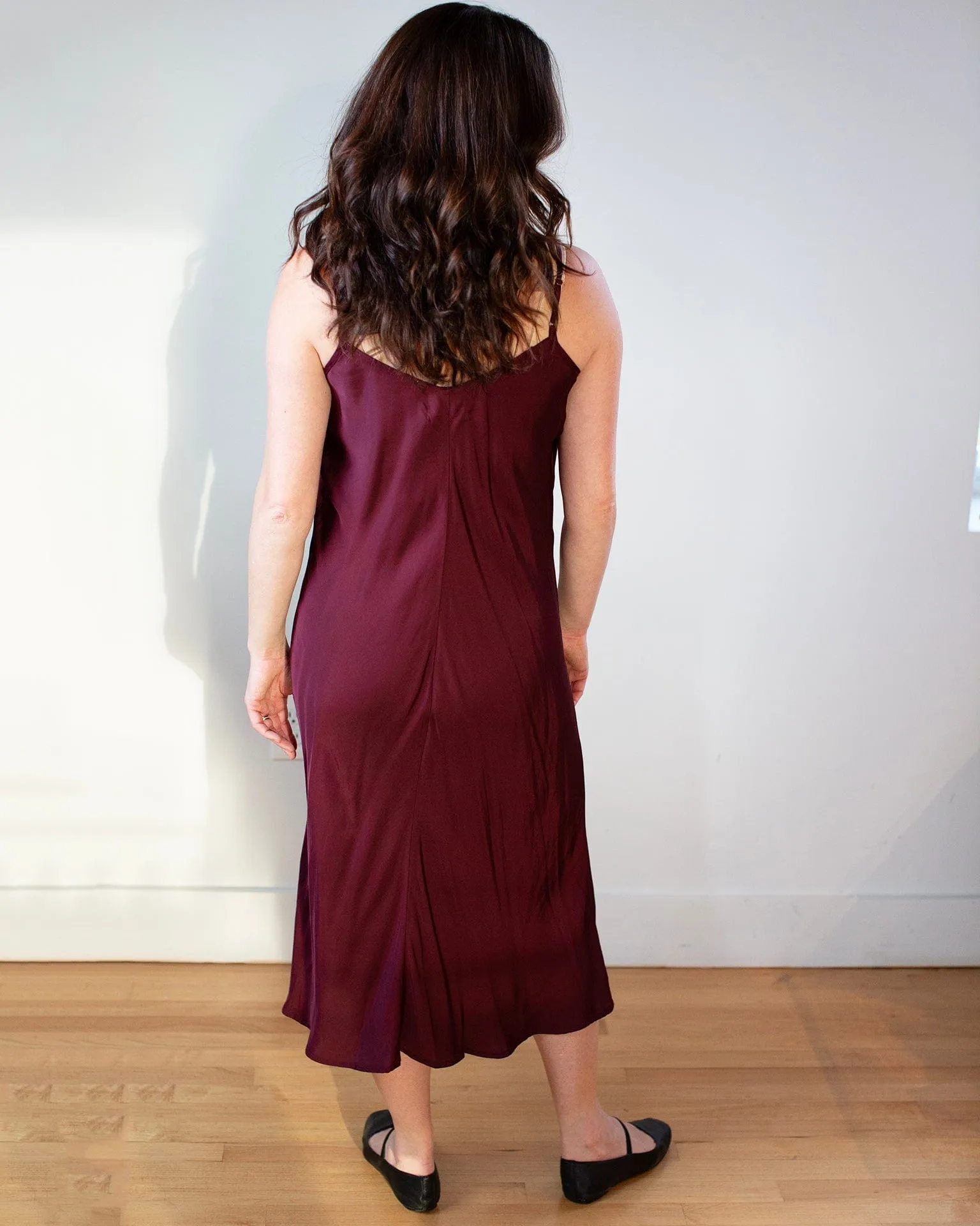 Poppy Slip Dress in Wildberry