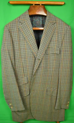 "Chipp Gun Club Check Saxony Wool Sport Coat c1993 Jacket" Sz: 44L (SOLD)