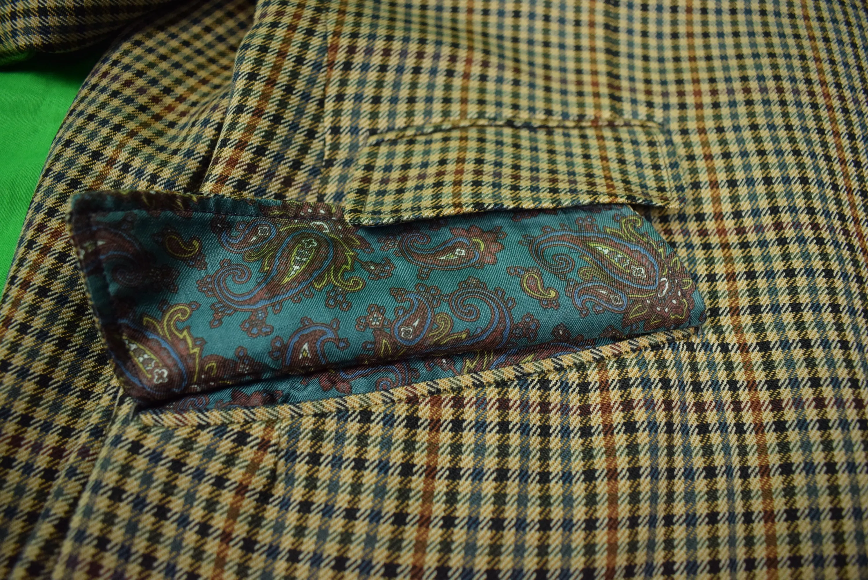 "Chipp Gun Club Check Saxony Wool Sport Coat c1993 Jacket" Sz: 44L (SOLD)