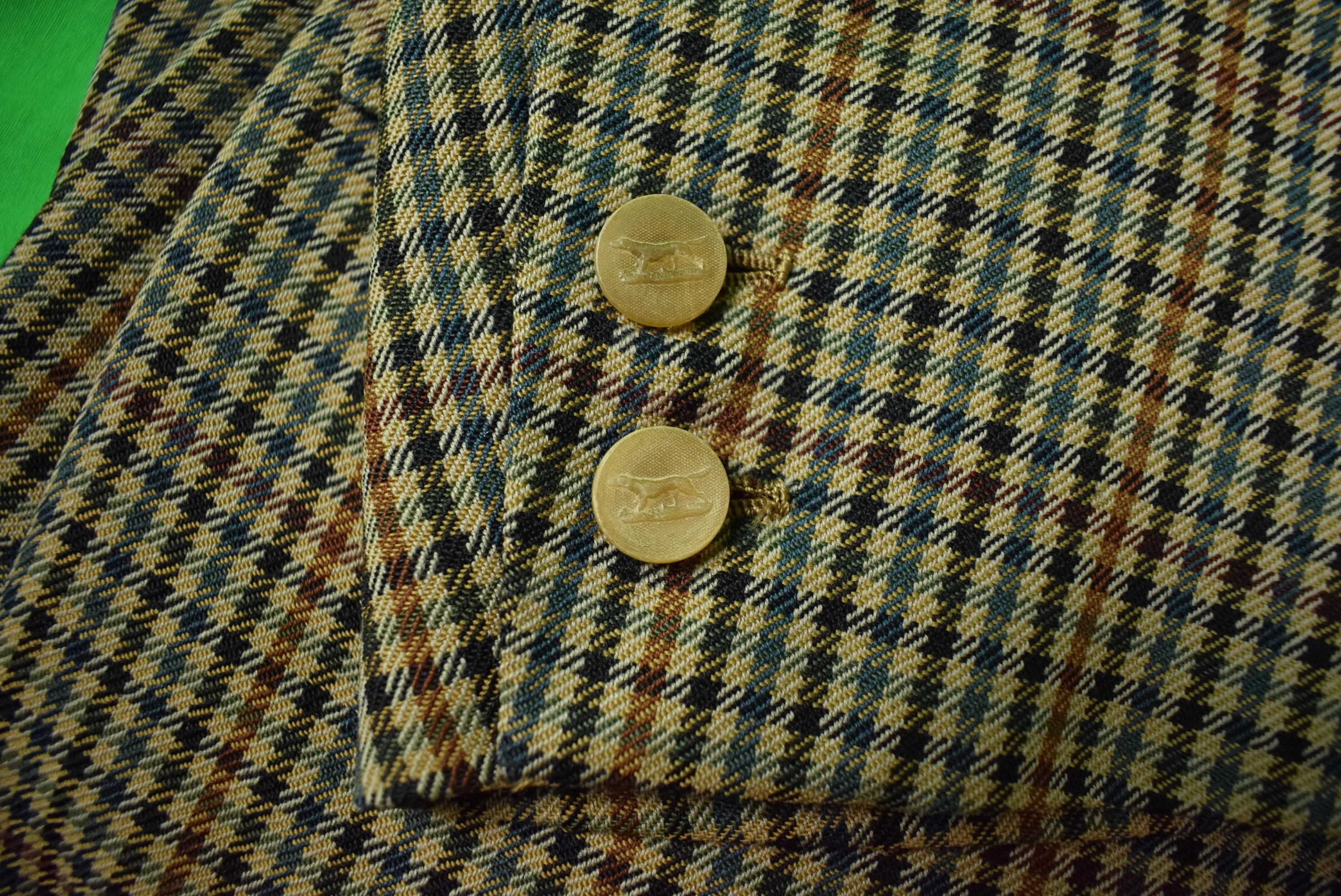 "Chipp Gun Club Check Saxony Wool Sport Coat c1993 Jacket" Sz: 44L (SOLD)