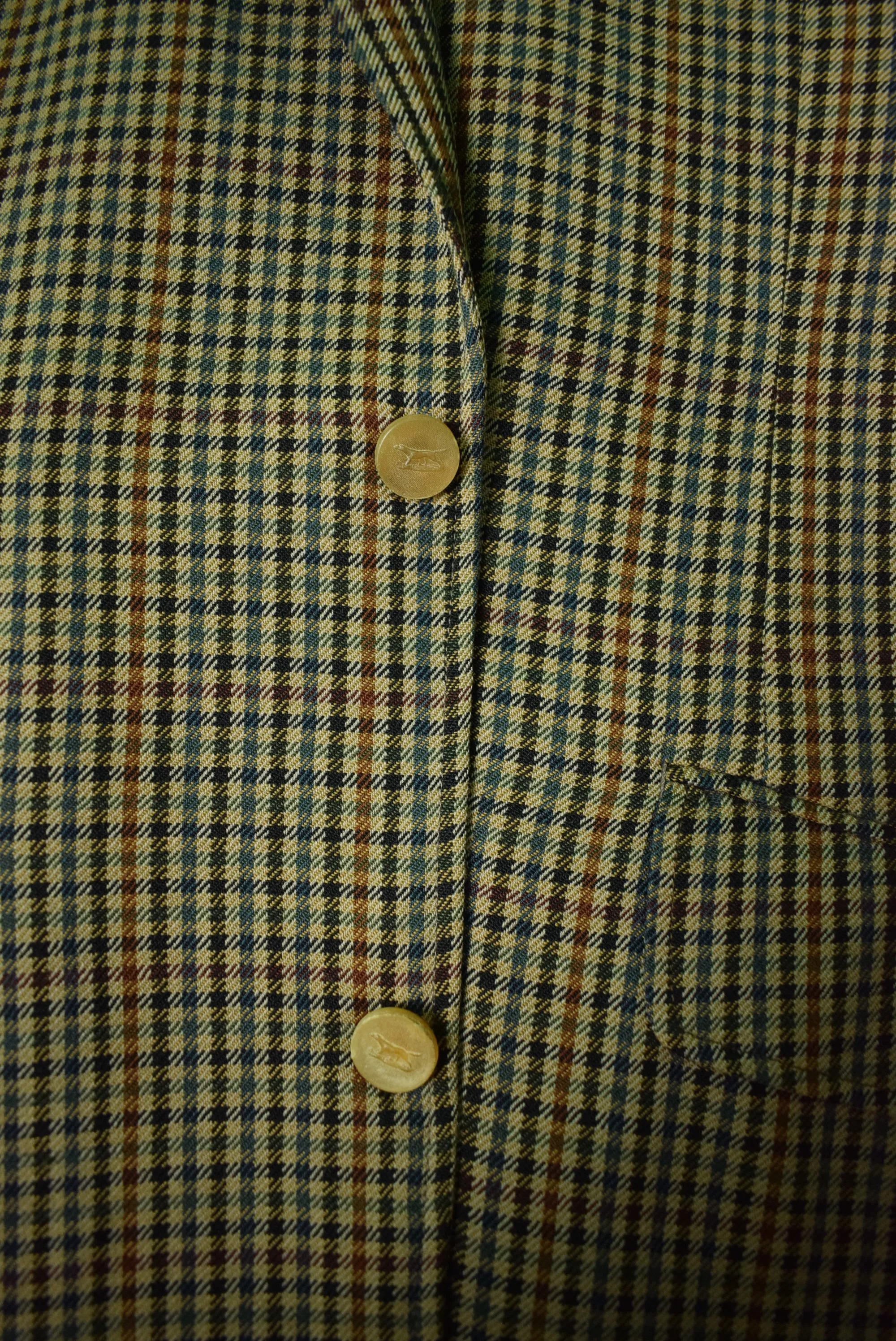 "Chipp Gun Club Check Saxony Wool Sport Coat c1993 Jacket" Sz: 44L (SOLD)