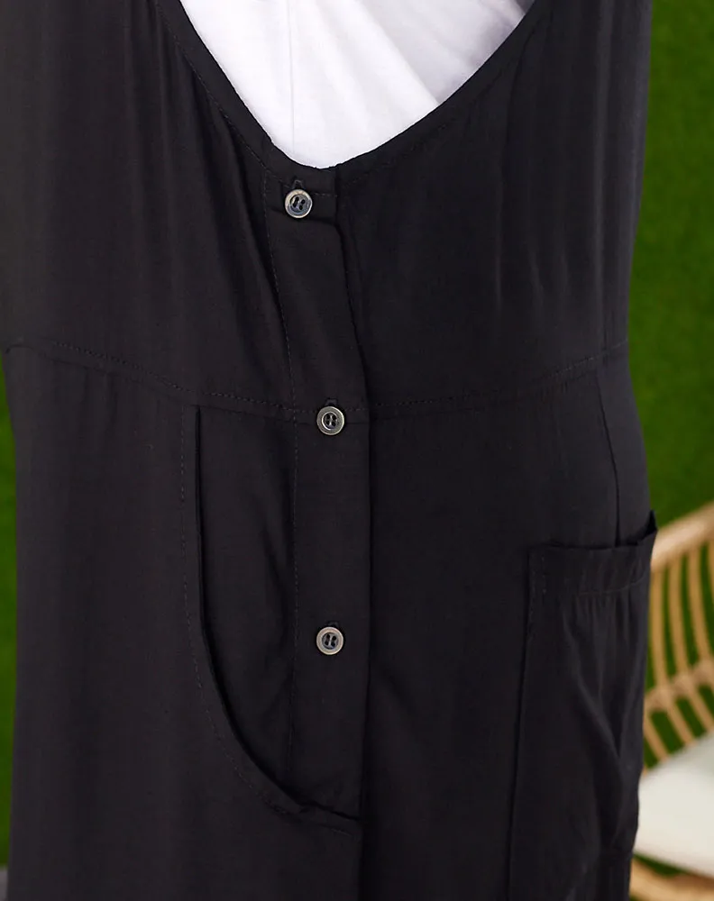 Rayon Overall -Black