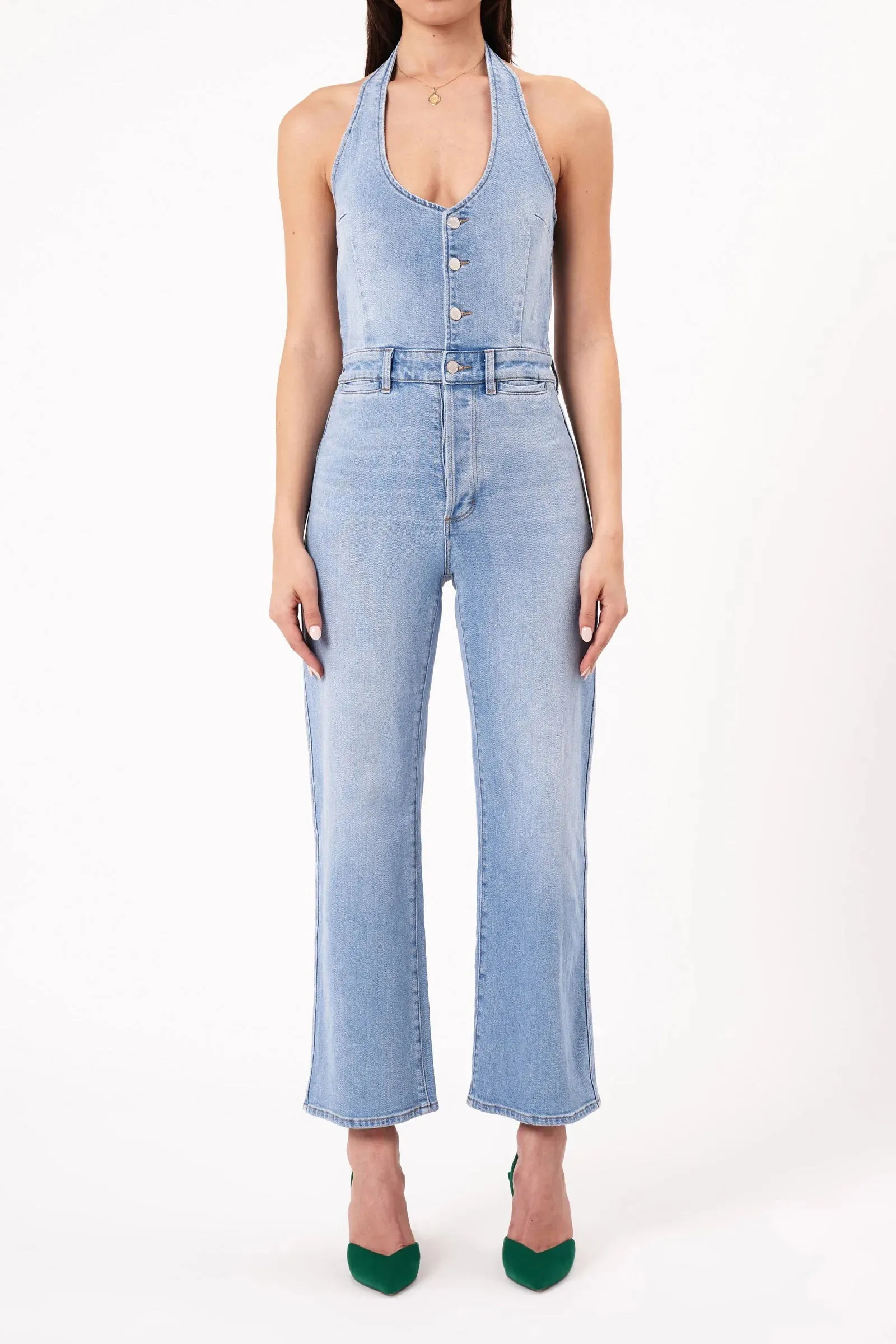 Rolla’s Halter Jumpsuit Ranch