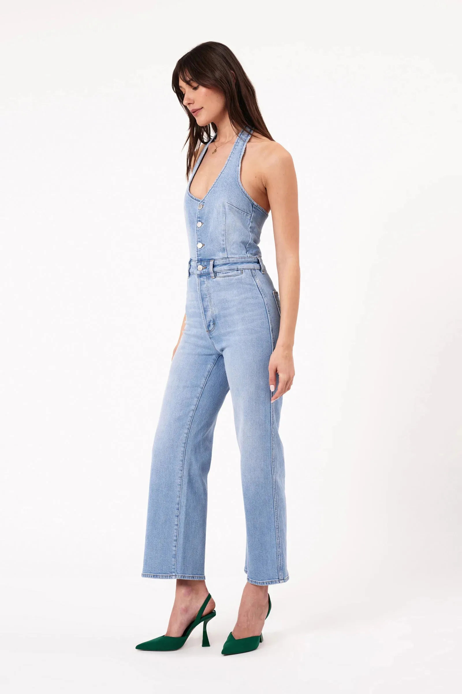 Rolla’s Halter Jumpsuit Ranch