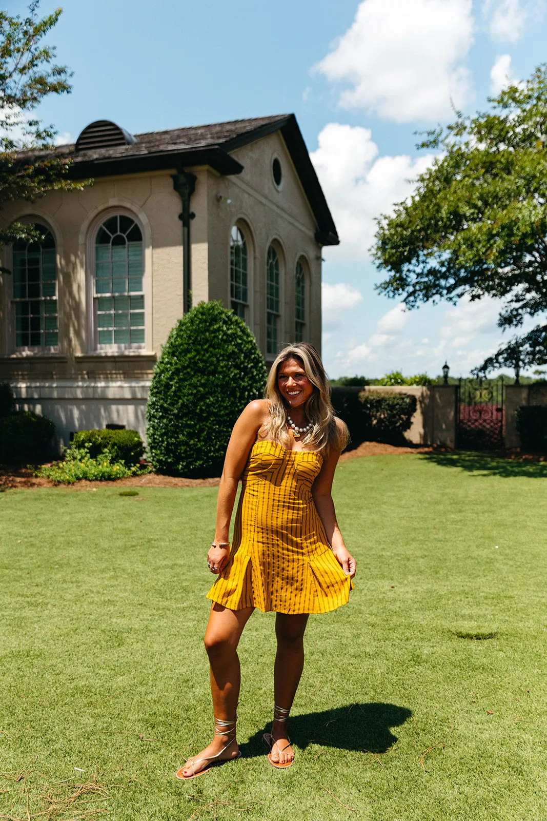 Rosie Mini Dress - Marigold