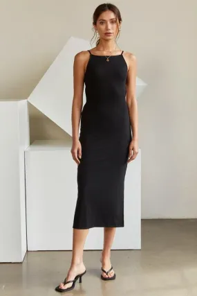 Running Late Midi in Black