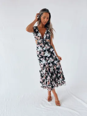 SALE :Freya Cut Out Midi Dress