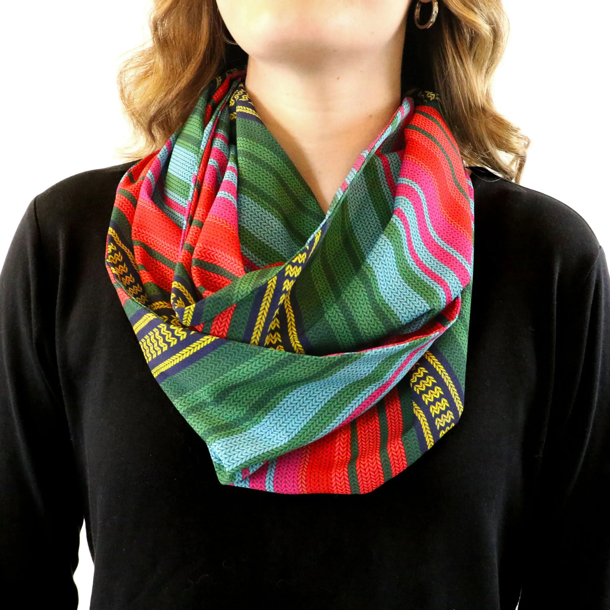 Saltillo Stripe Infinity Scarf