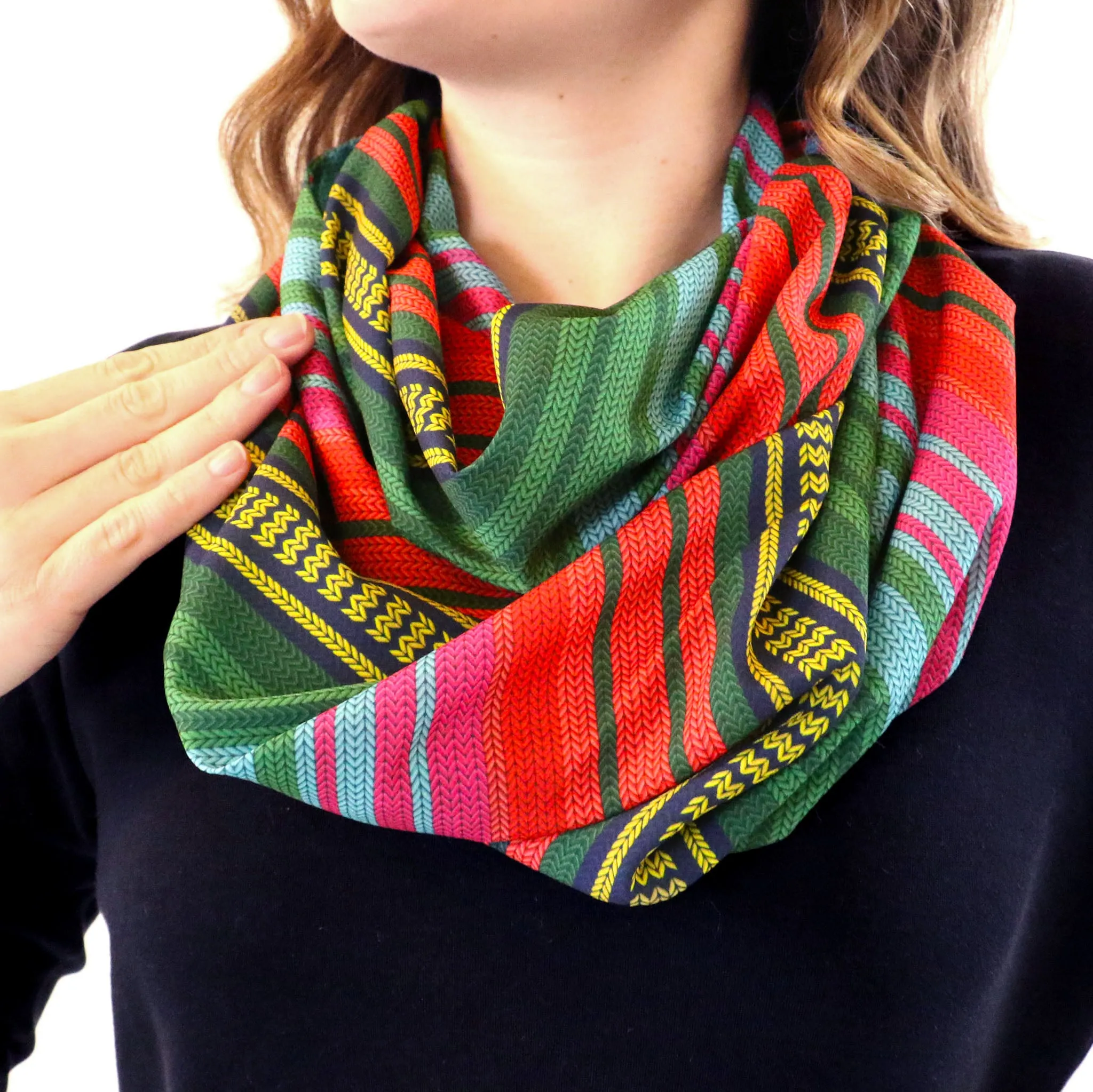 Saltillo Stripe Infinity Scarf