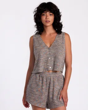 Scout Marled Knit Vest - Camel