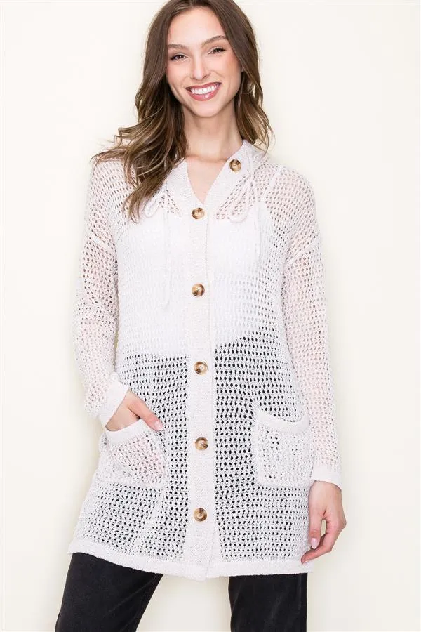 Seashell Net Cardigan