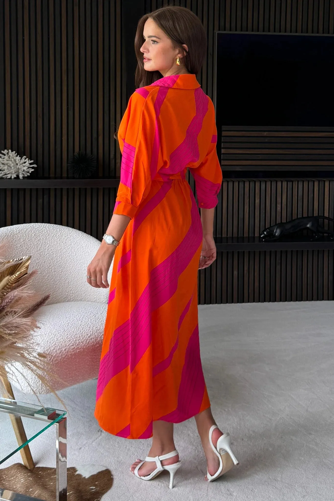 Sienna Midi Wrap Shirt Dress
