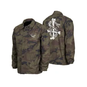 Sketchy Tank Bone Coaches Jacket - Camo