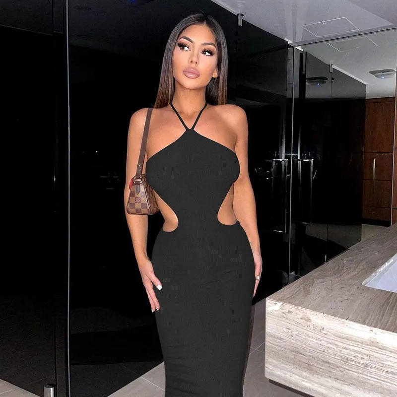 Sleeveless Bodycon Maxi Dress