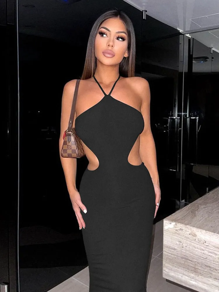 Sleeveless Bodycon Maxi Dress