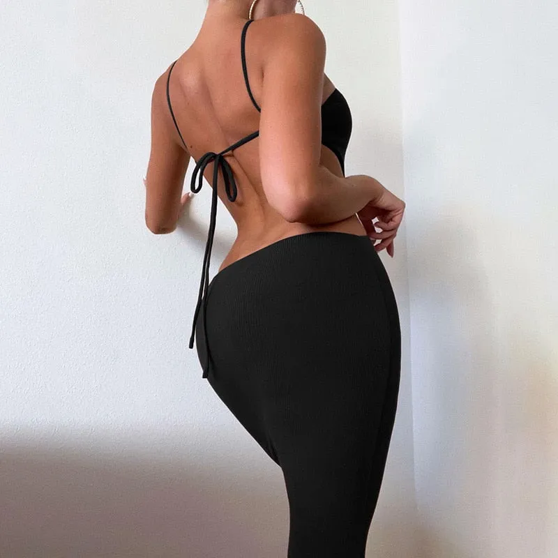 Sleeveless Bodycon Maxi Dress