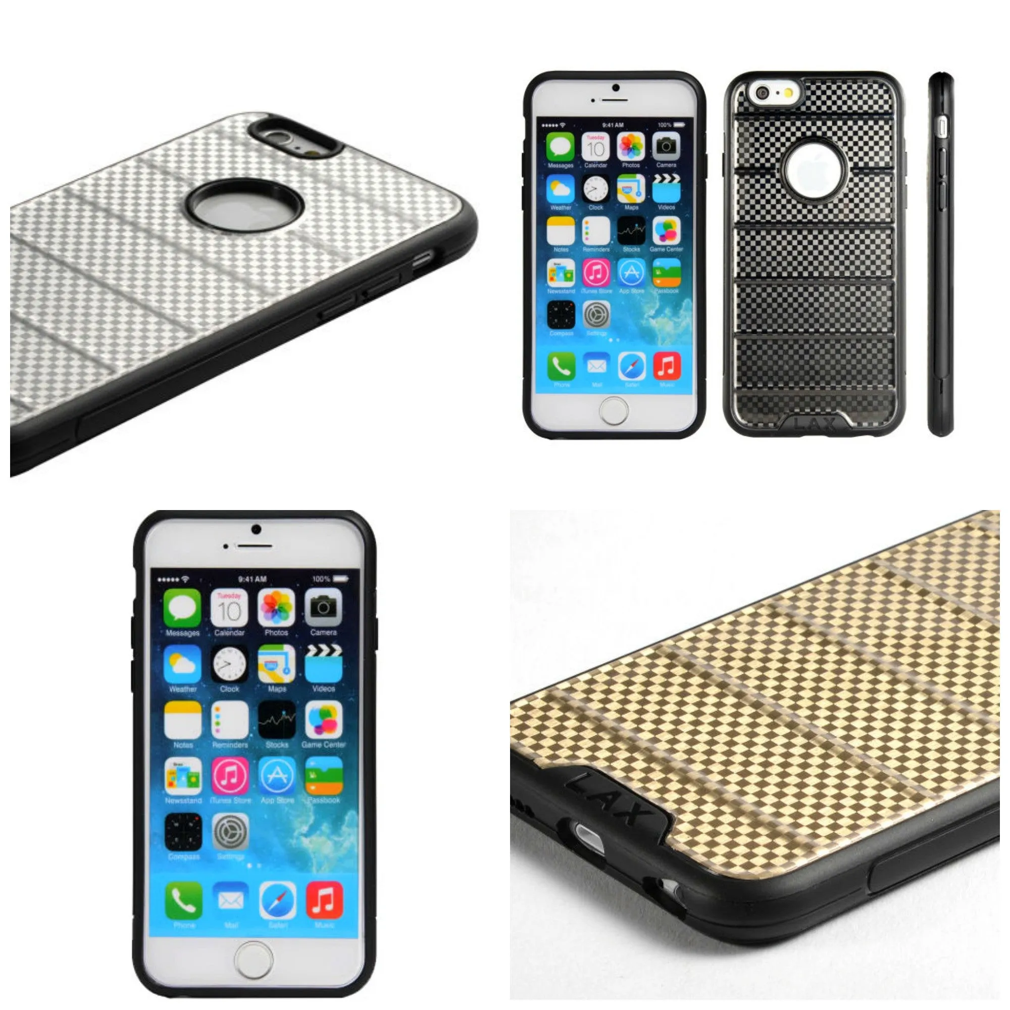 Slim and Protective Grip Case for iPhone 6s and iPhone 6 - 3 Colors