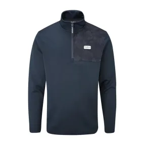Stuburt Active-Tech Mid Layer 1/4 Zip Golf Pullover - French Navy