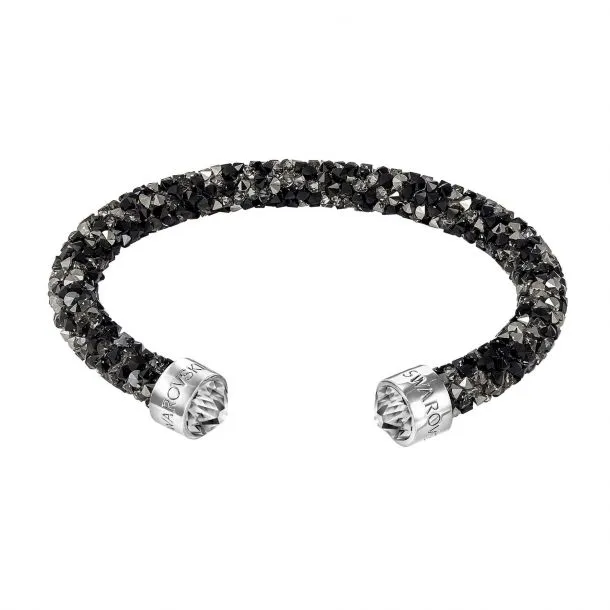 Swarovski Crystaldust Cuff Bangle Black 5250065