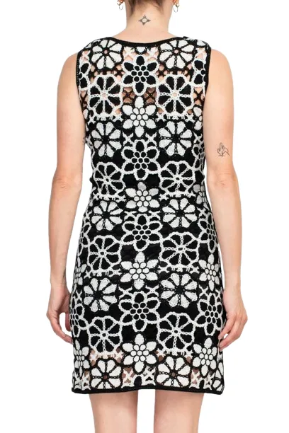 Taylor Sleeveless Crochet Lace Sheath Dress